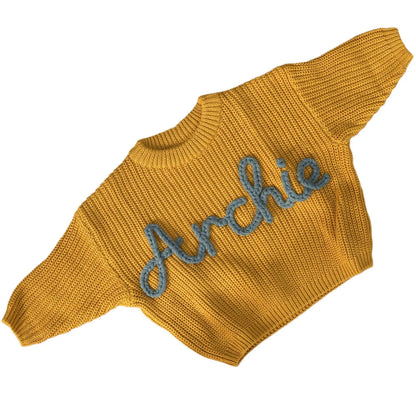 Pulls brodés  personnalisés pour enfants