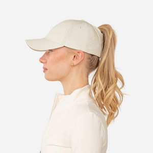 Delvau® Ponytail Cap Craie